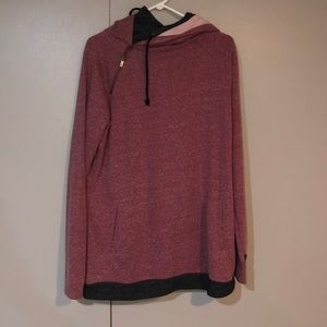 Double hooded sweatshirt